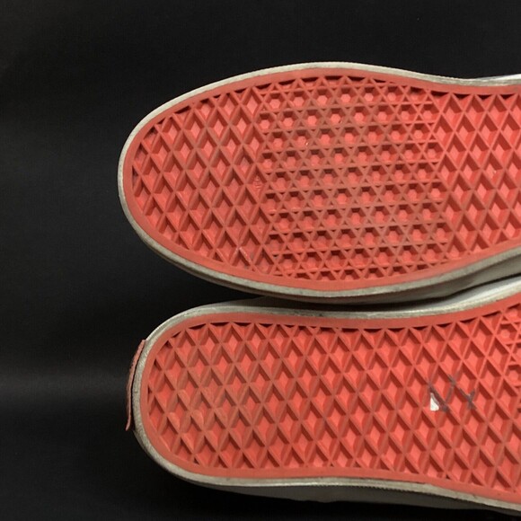 Vans -Men's Sz 12 -Gray/Inner Geometric Pattern -Mid-Top Skate Shoes- VN-0KWA5TE - Picture 6 of 8